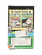 УЦЕНКА Подарочный набор книг 4 в 1 "Панда бокс": гравюры + наклейки + брелок + значок - Фото 3