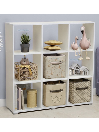 Стеллаж кубический №4, 1070×324×1089 мм, цвет белый