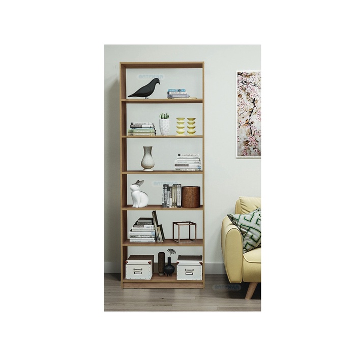 Стеллаж «Радуга 2.1», 800×356×2100 мм, цвет дуб сонома - Фото 1