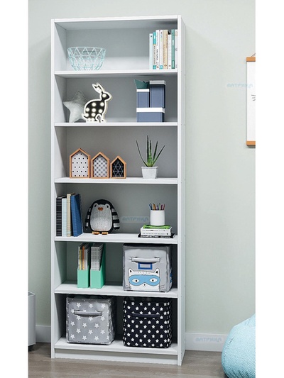 Стеллаж «Радуга 2.2», 800×360×2100 мм, белый