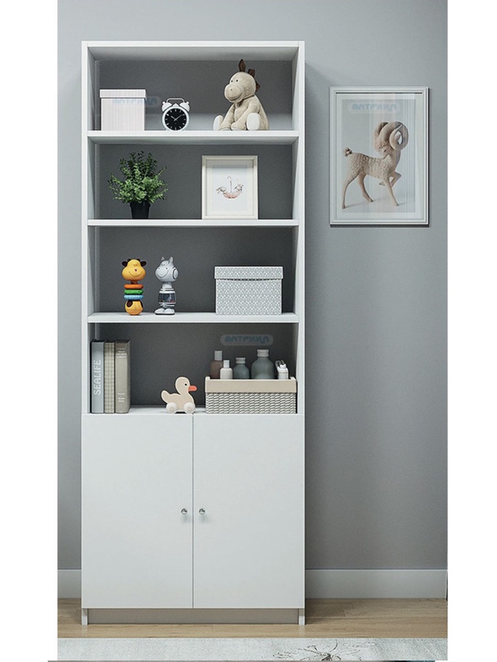 Стеллаж «Радуга 2.3», 800×376×2100 мм, цвет белый - Фото 1