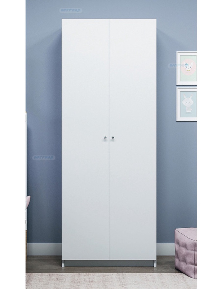 Шкаф двухстворчатый «Радуга 2.1», 800×376×2100 мм, цвет белый - Фото 1