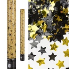 Хлопушка пневматическая "Звездные искры" Звезды" фольга, золото/черный, металлик (24/60 см)  (артикул 10982643)  большой выбор товаров оптом и в розницу по низким ценам с доставкой
