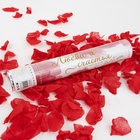 Хлопушка пневматическая «Лепестки роз», цвет красный, 30 см - Фото 2