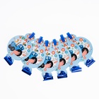 Карнавальные язычки гудки "Синий трактор". Веселое путешествие" 11 см, 6 шт. 10982662