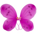 Крылья карнавальные «Бабочка», цвет фуксия с блёстками, 48×37 см  (артикул 10982668)  большой выбор товаров оптом и в розницу по низким ценам с доставкой