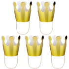 Корона бумажная золото, металлик, 6,5*10 см, 5 шт.  (артикул 10982669)  большой выбор товаров оптом и в розницу по низким ценам с доставкой