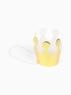 Корона бумажная золото, металлик, 6,5*10 см, 5 шт.  (артикул 10982669)  большой выбор товаров оптом и в розницу по низким ценам с доставкой