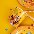 Стаканы  "Три Кота. Веселый День Рождения" 6 шт. (комплект 2 шт) - фото 68980266