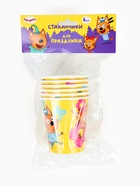 Стаканы  "Три Кота. Праздник для котят" 6 шт. (комплект 2 шт) - фото 68980275