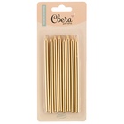 Свечи в торт «Золото металлик», 12 см, 8 шт.  (артикул 10982683)  большой выбор товаров оптом и в розницу по низким ценам с доставкой