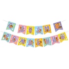 Гирлянда "Флажки, Капибары, С Днем Рождения!"  240 см. - фото 68980296