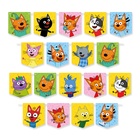 Гирлянда "Флажки, Три Кота, Играем вместе" ассорти, 300 см. - фото 68980300