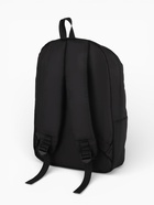 Рюкзак школьный, однотонный, 1 отделение, 3 кармана, 28×13×39 см, чёрный - Фото 5