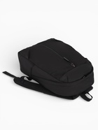 Рюкзак школьный, однотонный, 1 отделение, 3 кармана, 28×13×39 см, чёрный - фото 121703984