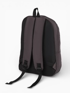 Рюкзак школьный, однотонный, 1 отделение, 3 кармана, 28×13×39 см, серый - Фото 3