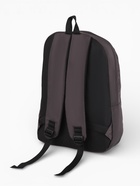 Рюкзак школьный, однотонный, 1 отделение, 3 кармана, 28×13×39 см, серый - Фото 5