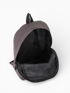 Рюкзак школьный, однотонный, 1 отделение, 3 кармана, 28×13×39 см, серый - Фото 7