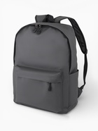 Рюкзак школьный, водонепроницаемый, однотонный, 1 отделение, 3 кармана, 31×11×40 см, серый - Фото 3