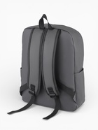 Рюкзак школьный, водонепроницаемый, однотонный, 1 отделение, 3 кармана, 31×11×40 см, серый - фото 121703999