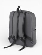 Рюкзак школьный, водонепроницаемый, однотонный, 1 отделение, 3 кармана, 31×11×40 см, серый - Фото 6