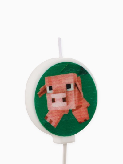 Свечи в торт, набор 5 шт., Майнкрафт