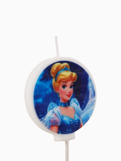 Свечи в торт, набор 5 шт., Принцессы Дисней