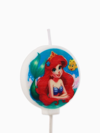 Свечи в торт, набор 5 шт., Принцессы Дисней