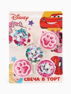 Свечи в торт, набор 5 шт., кошечка Мари, Коты-аристократы - Фото 9