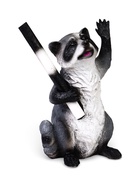 Садовая фигура из полистоуна «Енот-гаишник», 18×16×30 см - Фото 3