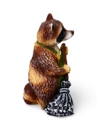 Садовая фигура из полистоуна «Енот с метлой», 26×24×38 см  (артикул 10976274)  большой выбор товаров оптом и в розницу по низким ценам с доставкой