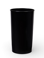 Ваза для цветов, 3.8 л, d=14 см, h=25.5 см, пластиковая, чёрная - Фото 1