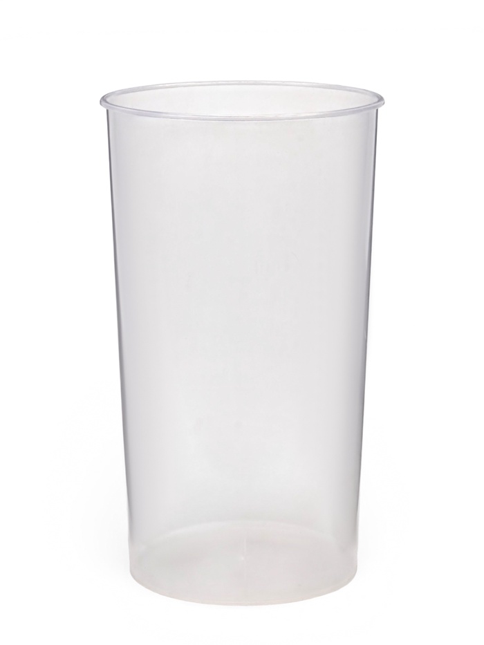 Ваза для цветов, 3.8 л, d=14 см, h=25.5 см, пластиковая, прозрачная - Фото 1