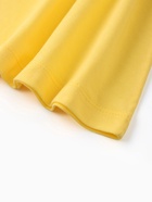 Платье для девочки KAFTAN однотонное с коротким рукавом, жёлтое, рост 116-122 см  (артикул 10952519)  большой выбор товаров оптом и в розницу по низким ценам с доставкой