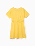 Платье для девочки KAFTAN однотонное с коротким рукавом, жёлтое, рост 122-128 см - Фото 10