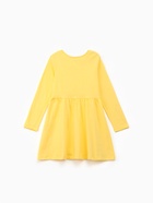 Платье для девочки KAFTAN «Балерина» с длинным рукавом, жёлтое, рост 110-116 см - Фото 10