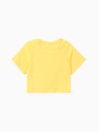 Футболка детская KAFTAN: Oversize, однотонная, жёлтая, 86-92 см, 150 г - фото 809493071