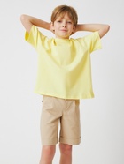 Футболка детская KAFTAN: Oversize, однотонная, жёлтая, рост 128-134 см - Фото 4