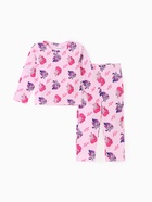 Пижама для девочки (лонгслив и брюки) KAFTAN «Пони», розовая, рост 98-104 см - Фото 1