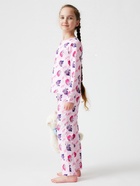 Пижама для девочки (лонгслив, брюки) KAFTAN «Пони», розовая, рост 122-128 см - Фото 2