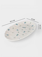 Блюдо сервировочное «Уютный дом. Фиалки», 30.5×18×2.5 см, керамика, белая - Фото 2