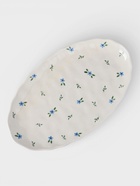 Блюдо сервировочное «Уютный дом. Фиалки», 30.5×18×2.5 см, керамика, белая - Фото 4