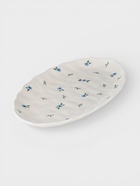 Блюдо 30,5х18х2,5 см "Уютный дом" фиалки - фото 809493142