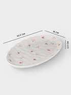 Блюдо сервировочное «Уютный дом. Розы», 30.5×18×2.5 см, керамика, белая  (артикул 10937617)  большой выбор товаров оптом и в розницу по низким ценам с доставкой