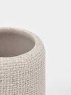 Набор для ванной «Плетение», 2 предмета, дозатор для мыла, стакан, бежевый - Фото 4