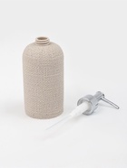 Набор для ванной «Плетение», 2 предмета, дозатор для мыла, стакан, бежевый - Фото 5