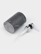 Набор для ванной «Мрамор», 3 предмета, дозатор для мыла, стакан, мыльница, чёрный - Фото 4