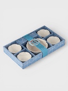 Салатники «Цветок», набор 5 шт.: 1 шт. 390 мл, 4 шт. 100 мл, керамика, белые - Фото 8