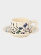 Чайная пара «Фиалковый сад», 2 предмета: блюдце 17×2.5 см, чашка 280 мл, керамика  (артикул 10939302)  большой выбор товаров оптом и в розницу по низким ценам с доставкой