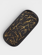 Чайная пара «Мрамор», 2 предмета: чашка 250 мл, блюдце 13.5×11×1 см, керамика, чёрная 10939305